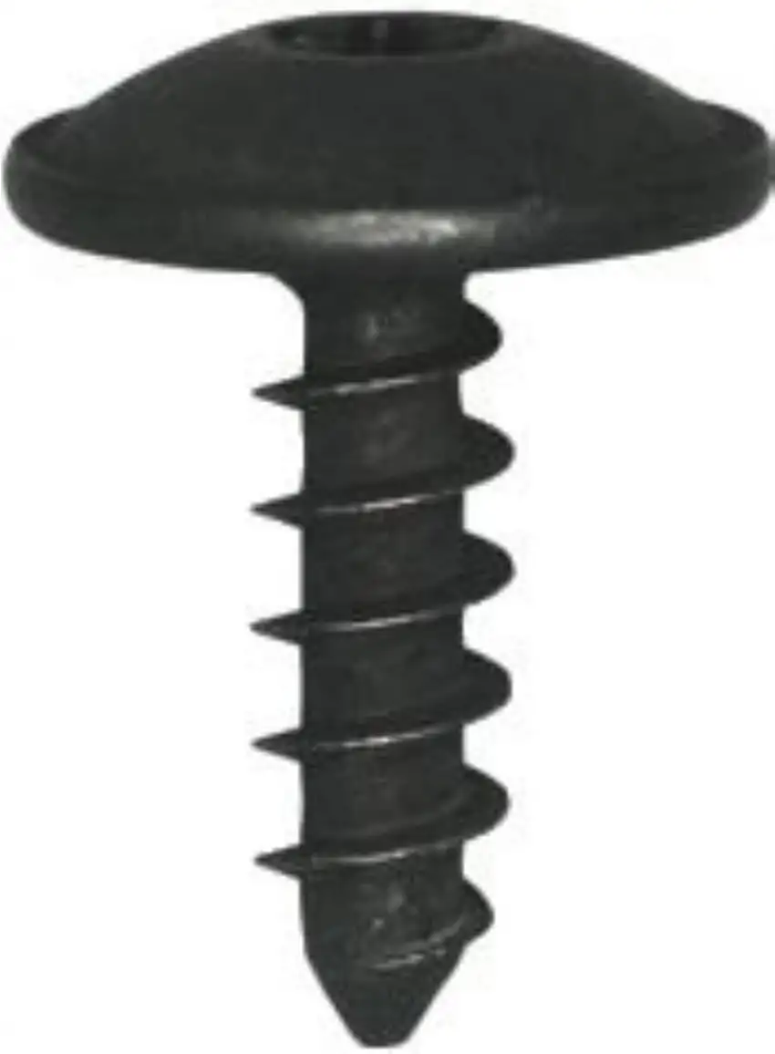VIS TôLE XL COLLERETTE NOIRE TX25 5,0X16 MM POUR INTéRIEUR DE VOITURE
