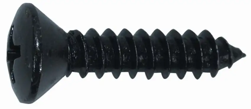 VIS TôLE NOIRE DIN7983 TêTE FRAISéE BOMBéE PHILLIPS DRIVE 4,2X38 MM (100 PIèCES)