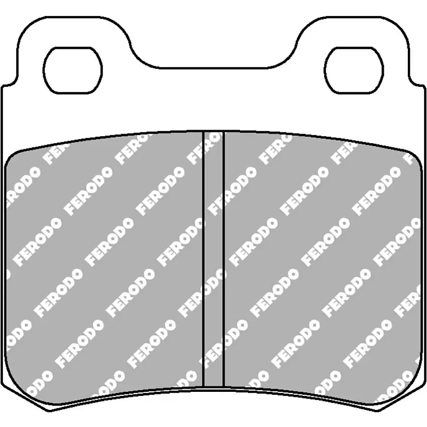 Plaquettes de frein FERODO FCP586 DS3000 61,8 mm x 58 mm x 15,5 mm