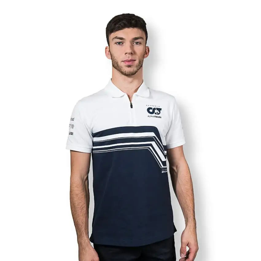 Polo ALPHA TAURI TEAM Bleu pour Homme