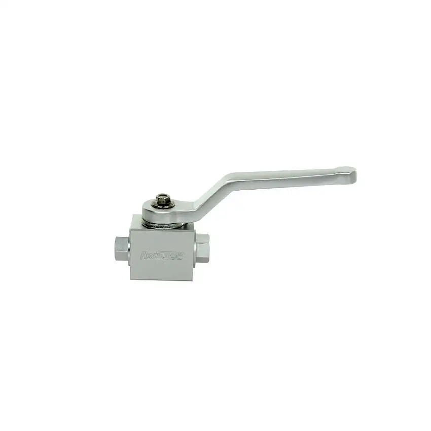 Vanne 1/4 de tour alu REDSPEC 3/8x24UNF