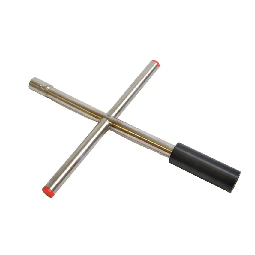 Croix de roue Inox 17/19MM REDSPEC - Poignée fixe