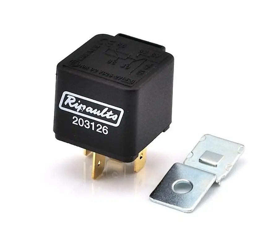 RELAIS RIPCA 12V 40A 5 BROCHES AVEC RéSISTANCE