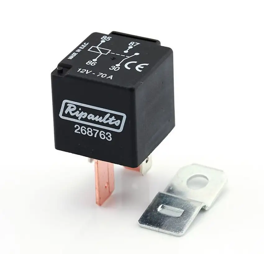 RELAIS DE DéMARREUR RIPCA 12V 70A 4 BROCHES