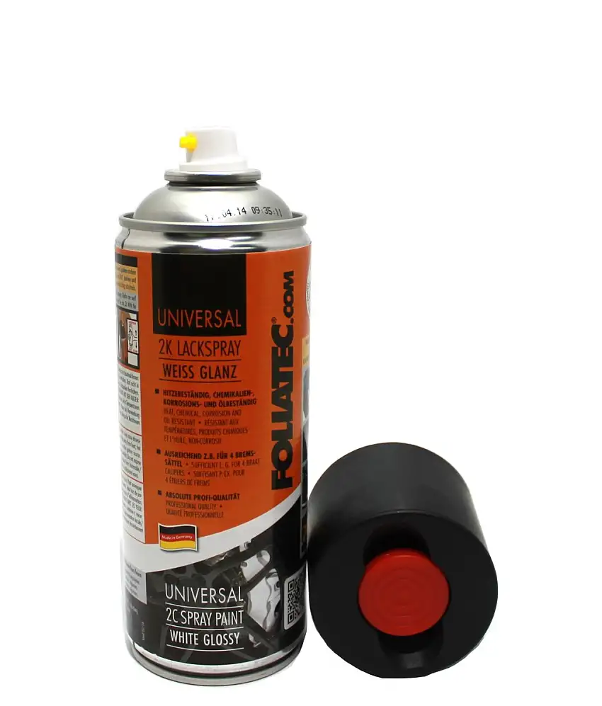PEINTURE éTRIERS DE FREIN FOLIATEC 2K JAUNE BRILLANT AéROSOL 400ML