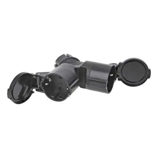 Schuko adaptateur prise double