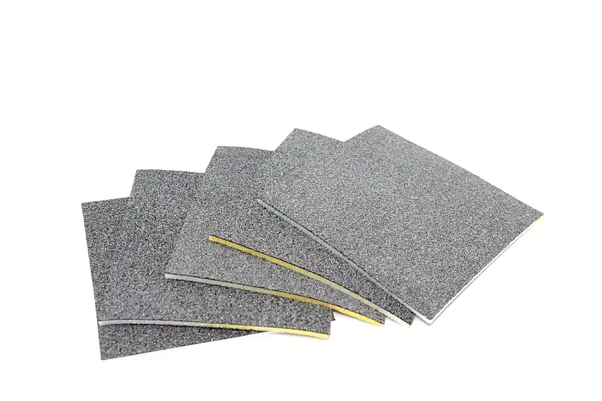 FINIXA FLAT FOAM PADS CLEAR COAT FADE OUT 115X115MM P1500 5 PIèCES