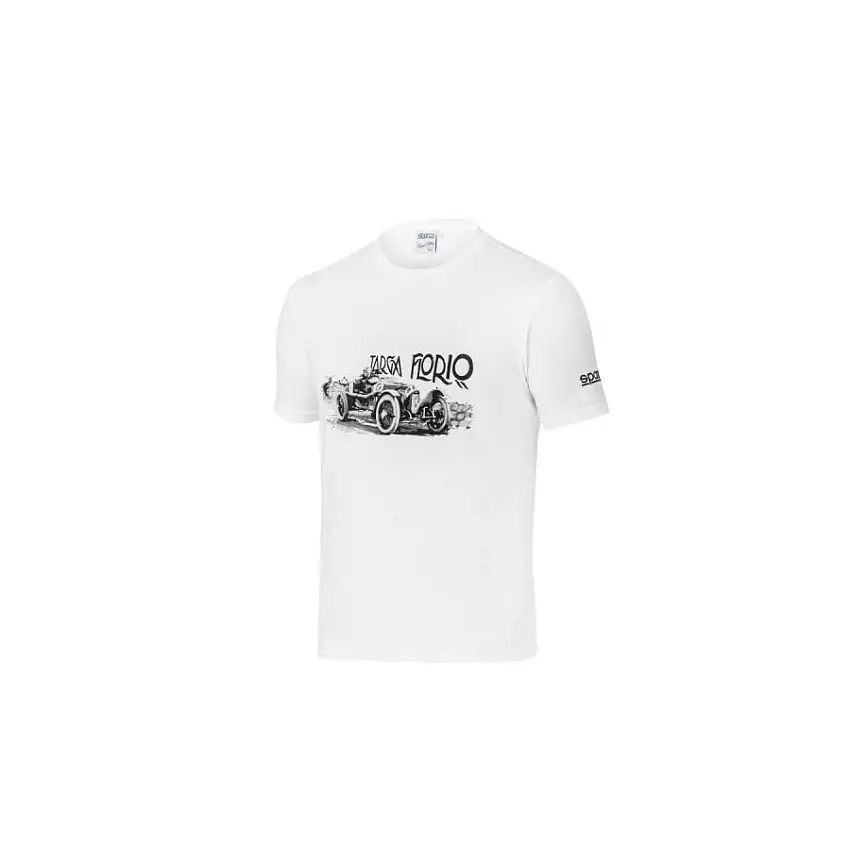 T Shirt SPARCO Targa Florio T2 Blanc 2024