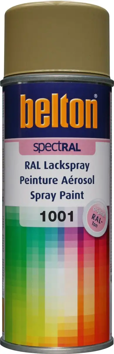AéROSOL BELTON RAL 1001 BRILLANT 400ML POUR FINITION BEIGE PRéCISE