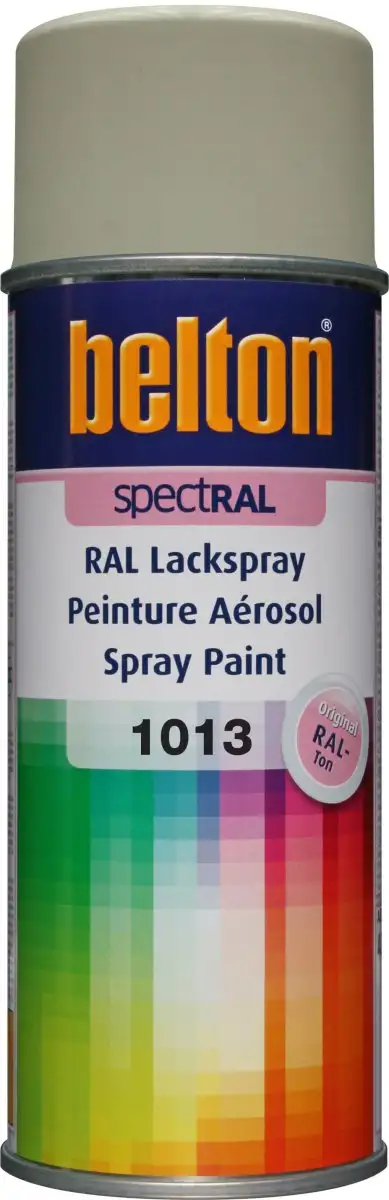 AéROSOL BELTON RAL 1013 BRILLANT 400ML POUR FINITION COULEUR PRéCISE