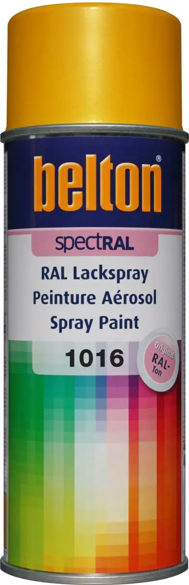 AéROSOL BELTON RAL 1016 BRILLANT 400ML POUR FINITION COULEUR PRéCISE