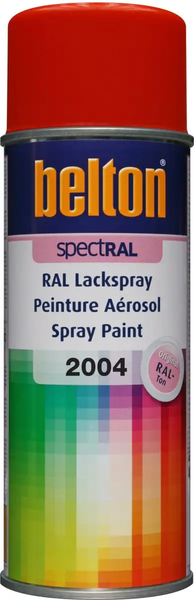 AéROSOL BELTON RAL 2004 BRILLANT 400ML POUR UNE FINITION COULEUR PRéCISE