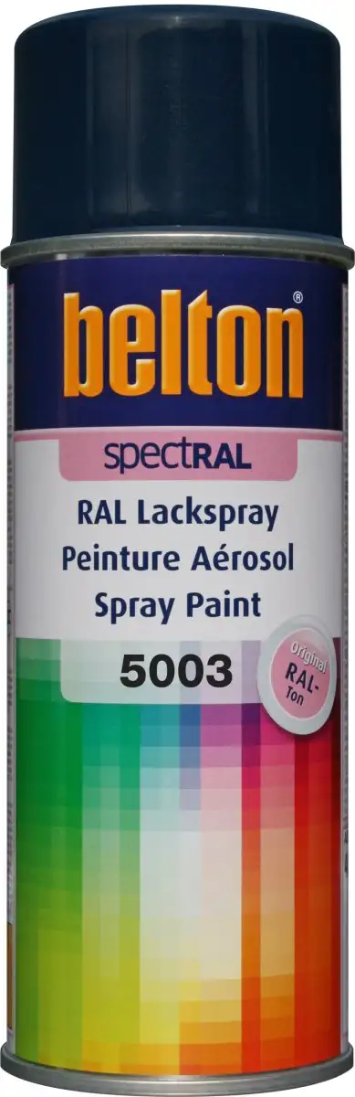 BELTON BOMBE AéROSOL RAL 5003 BLEU SAPHIR BRILLANT 400ML