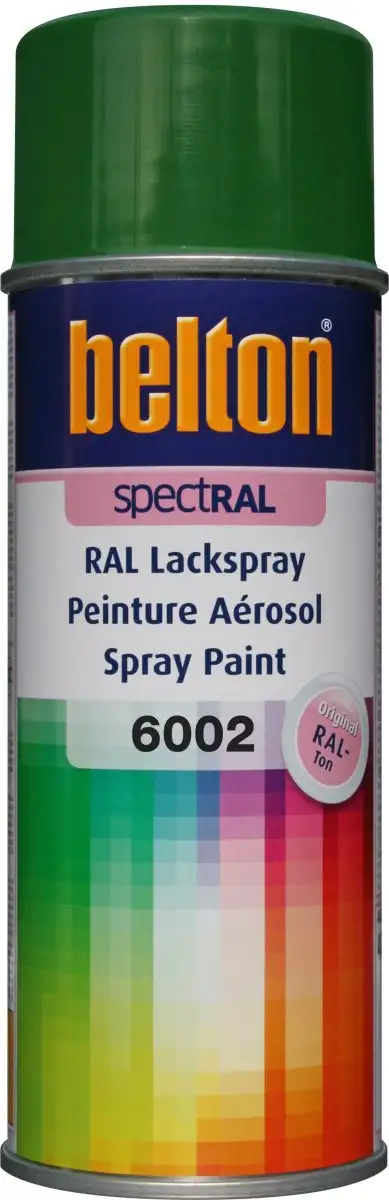 AéROSOL BELTON RAL 6002 BRILLANT 400ML POUR UNE FINITION COULEUR PRéCISE