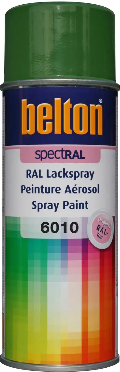AéROSOL BELTON RAL 6010 BRILLANT 400ML POUR UNE FINITION COULEUR PRéCISE