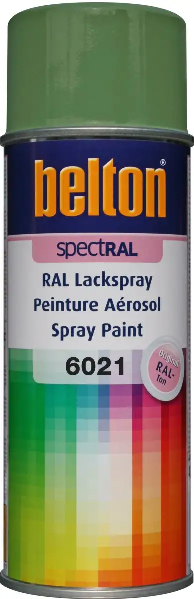 AéROSOL BELTON RAL 6021 BRILLANT 400ML POUR UNE FINITION COULEUR PRéCISE