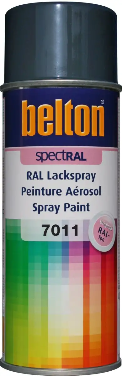 AéROSOL BELTON RAL 7011 BRILLANT 400ML POUR UNE FINITION COULEUR PRéCISE