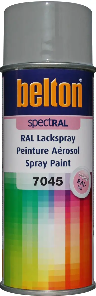 AéROSOL BELTON RAL 7045 BRILLANT 400ML POUR UNE FINITION COULEUR PRéCISE
