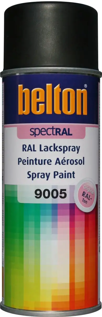 AéROSOL BELTON RAL 9005 NOIR MAT 400ML POUR FINITION PRéCISE