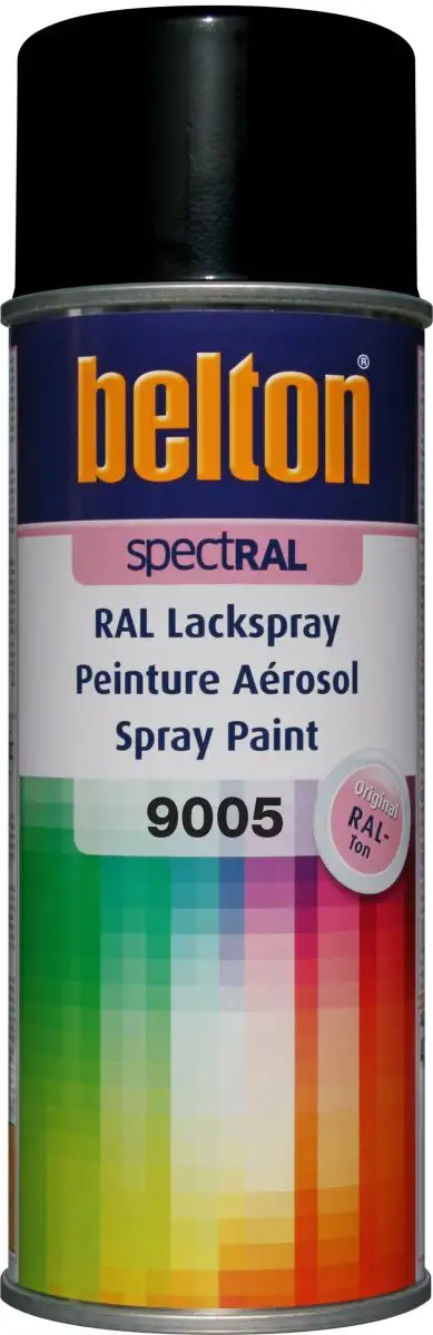 BELTON BOMBE AéROSOL RAL 9005 NOIR BRILLANT 400ML