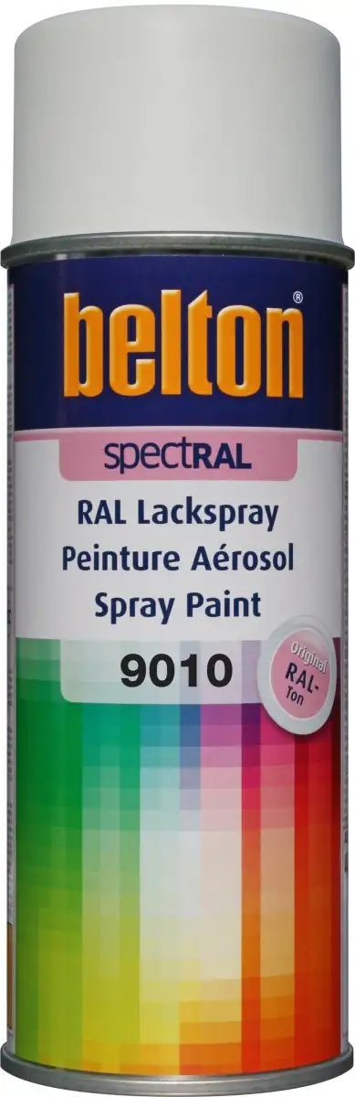 AéROSOL BELTON RAL 9010 BLANC MAT 400ML POUR FINITION PRéCISE
