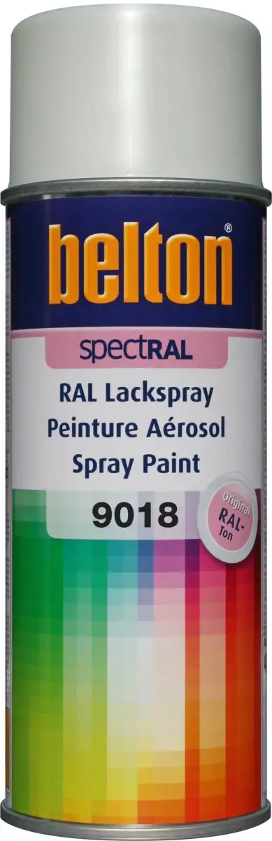 AéROSOL BELTON RAL 9018 BRILLANT 400ML POUR UNE FINITION COULEUR PRéCISE