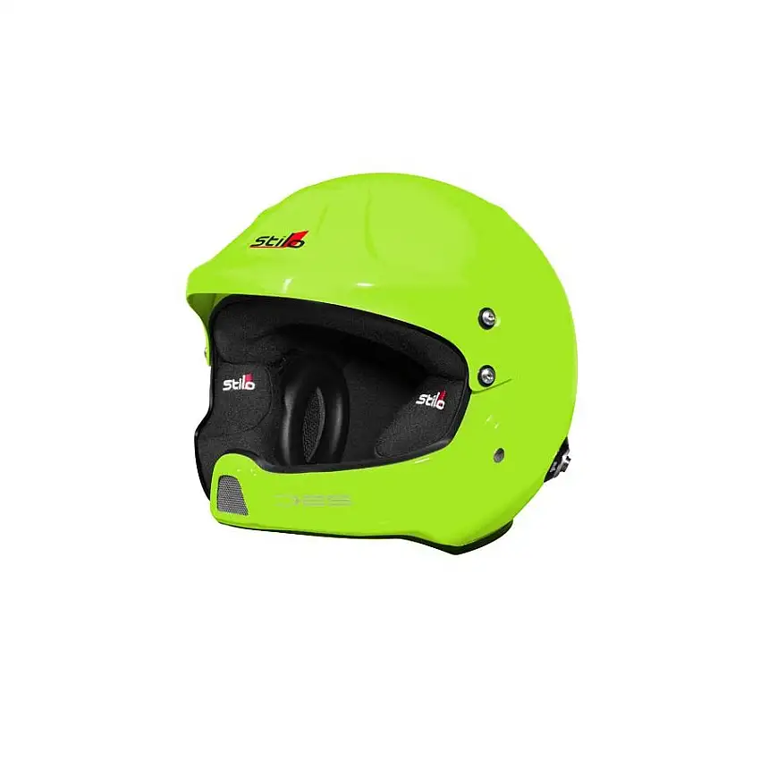 Casque FIA Jet STILO WRC DES Rally Composite, édition limitée vert, SNELL SA2015
