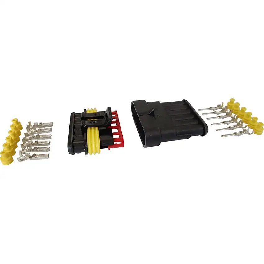 SET DE CONNECTEURS éTANCHES AMP SUPERSEAL 6 BROCHES 1,5MM²