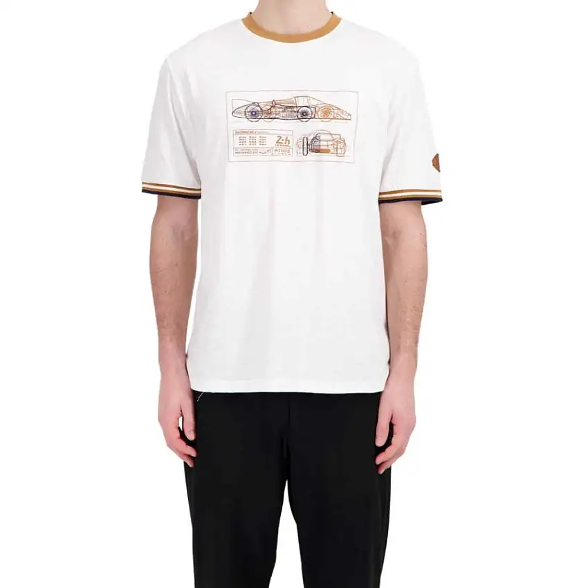 T-shirt 24H DU MANS Heritage Blanc pour Homme 2024