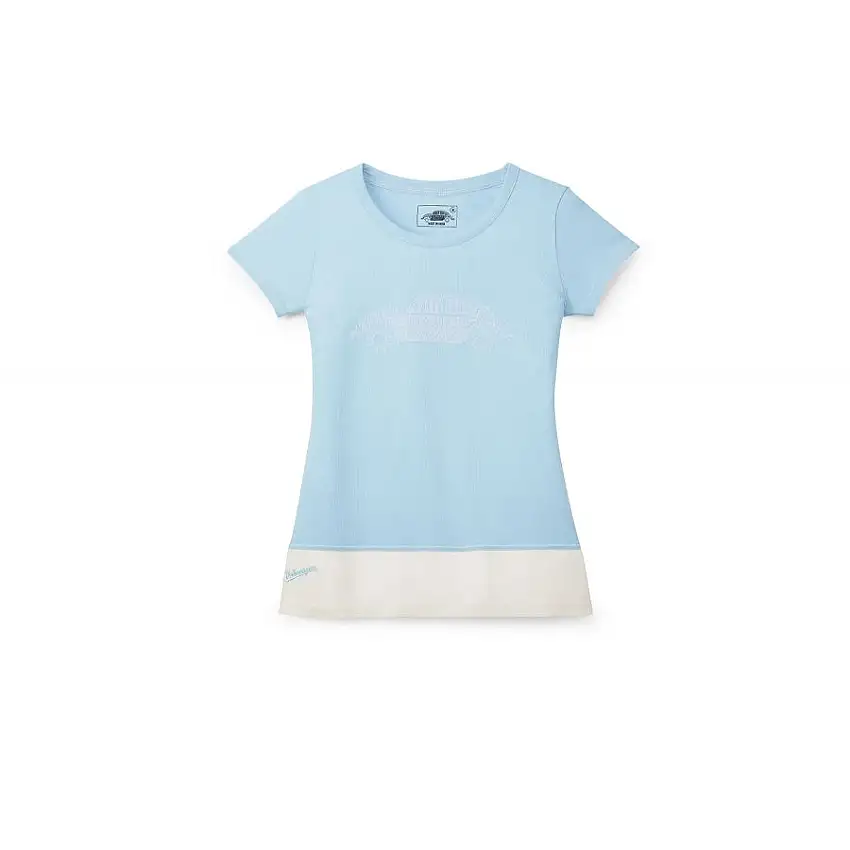 T-shirt VOLKSWAGEN Coccinelle bleu femme