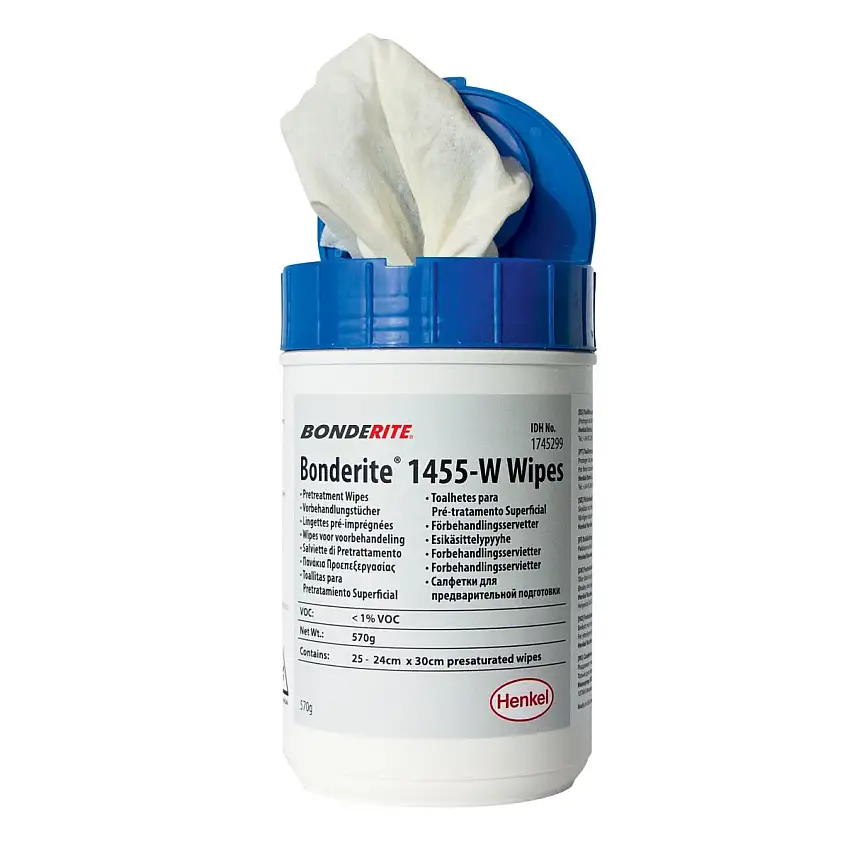 LINGETTES TEROSON BONDERITE M-NT 1455 W POUR TRAITEMENT DES MéTAUX