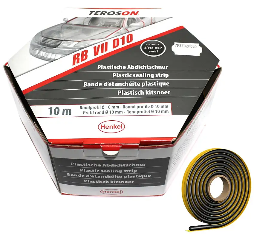 TEROSON TEROSTAT GUMMIGEL RB VII 10MM X 10M BANDE D'éTANCHéITé