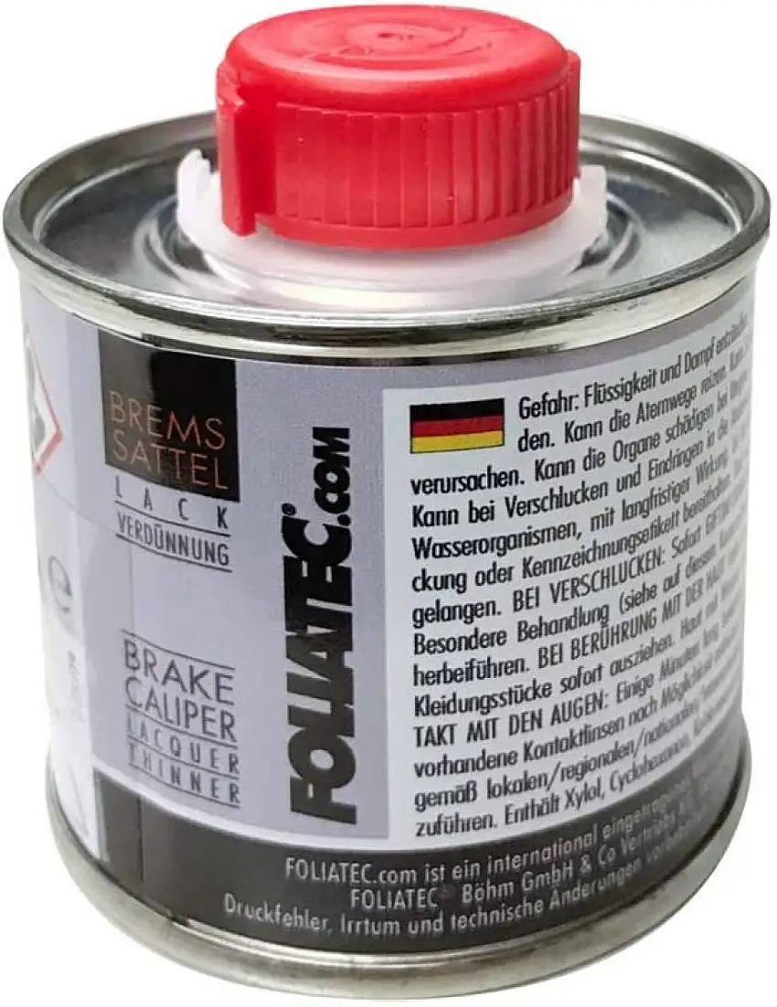 DILUANT FOLIATEC POUR PEINTURE D'éTRIER DE FREIN NéON 100ML