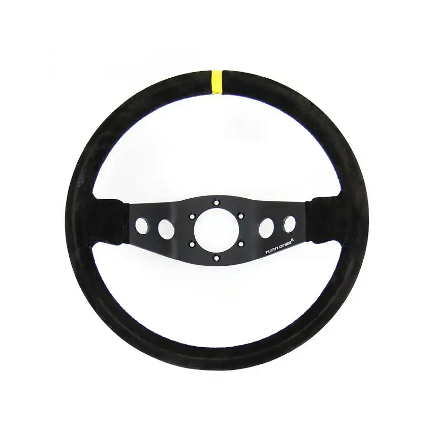 Volant TURN ONE Corsa peau retournée Noir