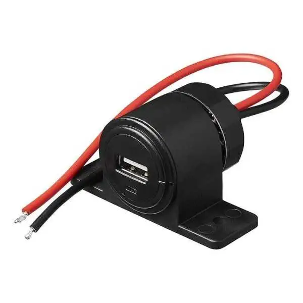 USB pris montage en surface 2100mA 12V 24V