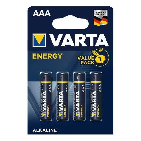 Varta Energy Alkaline Batterien AAA 4 Stück im Blister