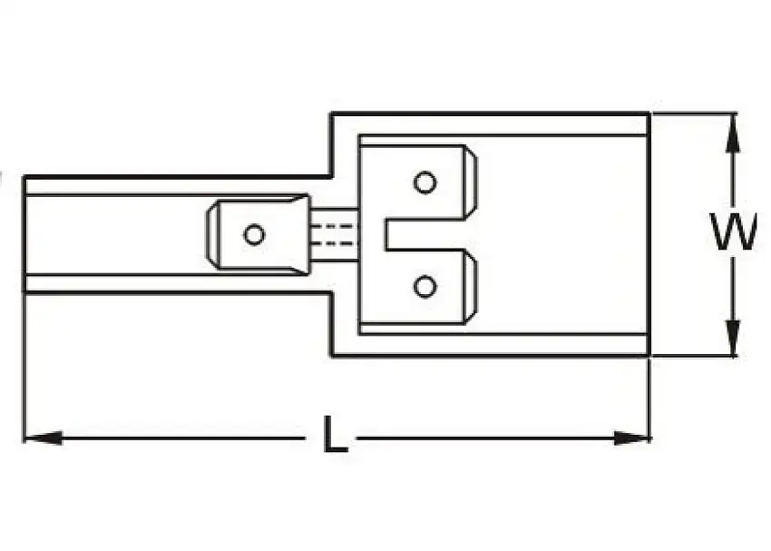 BARRETTE DE CONNEXION 1>2 POUR CONNEXIONS éLECTRIQUES