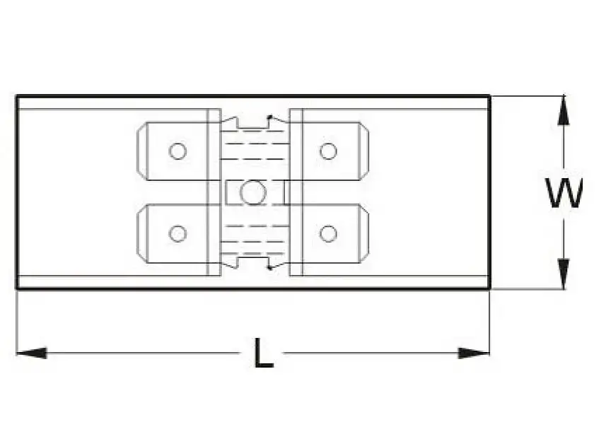BARRETTE DE CONNEXION 2-2 6,3 MM POUR DES CONNEXIONS DE CâBLES EFFICACES