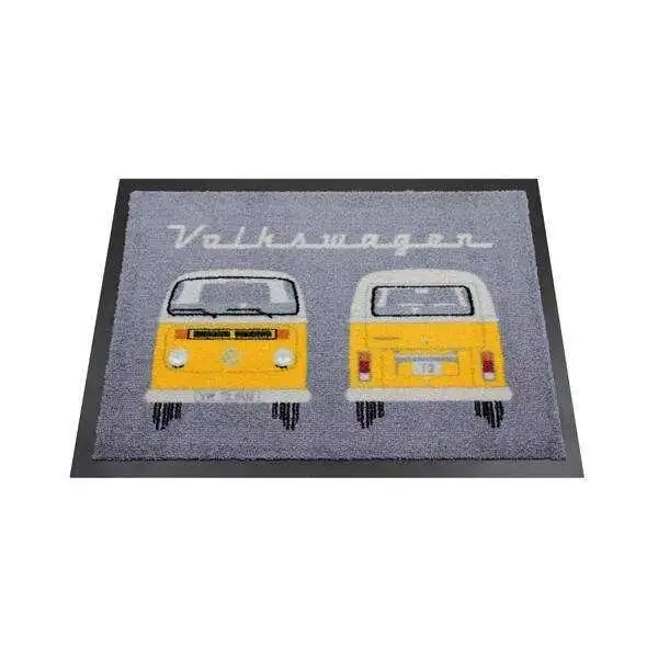 VW T2 BUS PAILLASSON - avant et arrière / ORANGE