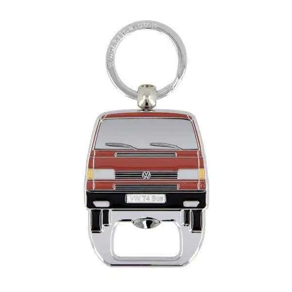 VW T4 BUS CLEFS avec décapsuleur BLISTER EMBALLAGE - ROUGE (D)