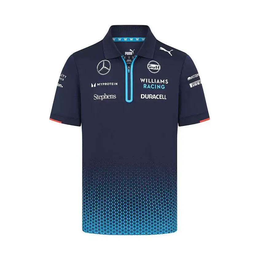 WILLIAMS F1  Team Men's Poloshirt - blue WLM24_PLH_TEA