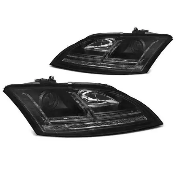 XENON LED DRL BLACK SEQ correspond AUDI TT 06-10 8J