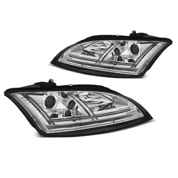 XENON LED DRL CHROME SEQ correspond AUDI TT 06-10 8J