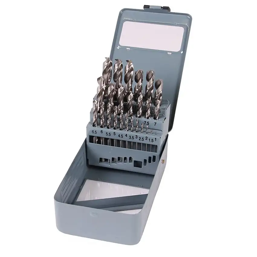 XPTOOLS COFFRET DE FORETS HSS MéTAL SPLIT POINT JUSQU'à 13MM, 25 PIèCES