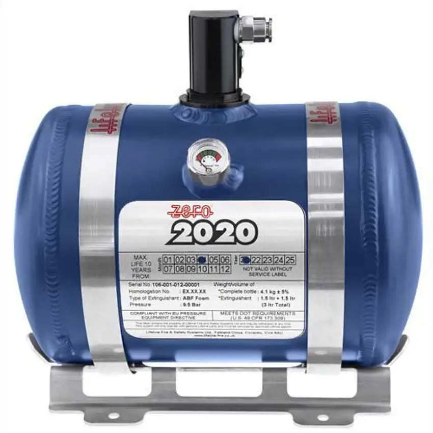Extincteur Zero 2020 automatique électrique 3L Aluminium LIFELINE 106-001-012