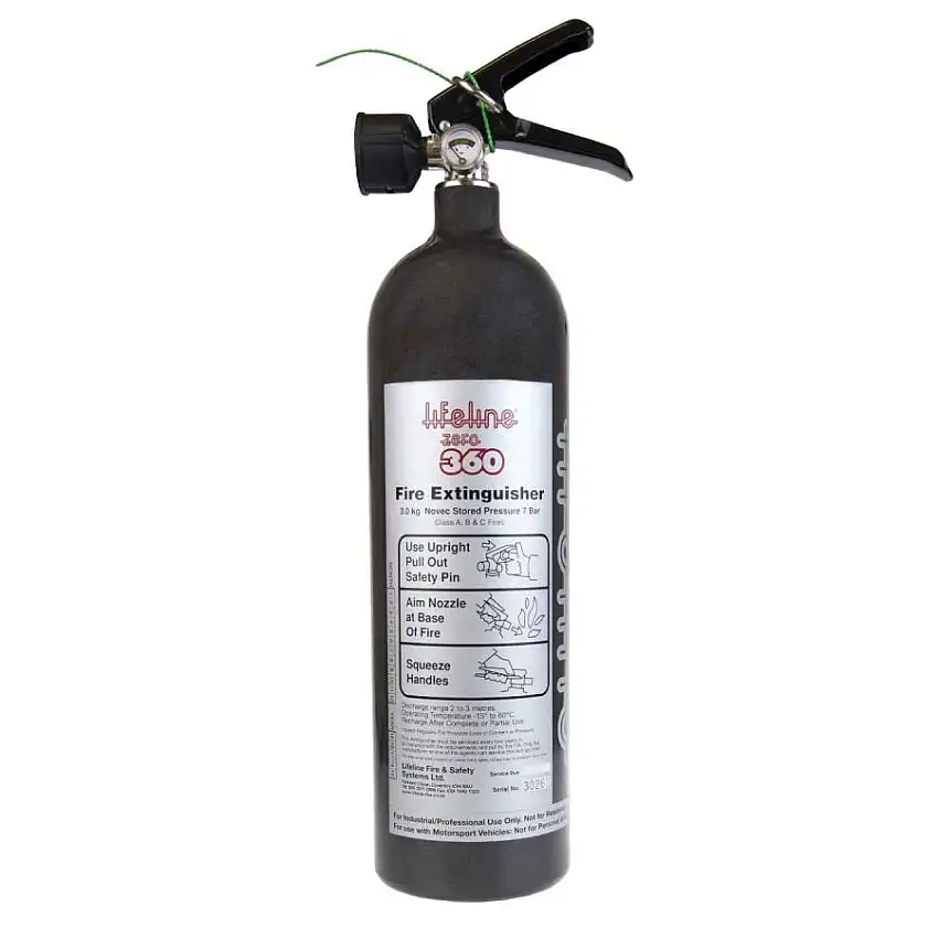 Extincteur manuel Zero 360 manuel 3 kg Aluminium LIFELINE 207-101-003